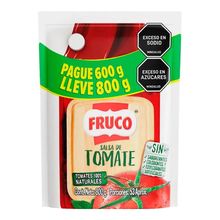 Salsa de tomate FRUCO pague 600 lleve 800 g