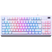 Teclado Mecanico Vsg Quasar Rgb Blanco Switch Rojo