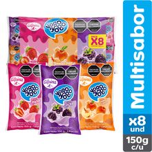 Yogo yogo ALPINA Multisabor 8 unds x150 g c/u