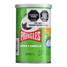Papas PRINGLES crema de cebolla x71 g