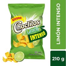 Choclitos FRITOLAY limón intenso x210 g