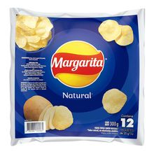 Papas MARGARITA natural 12 unds x25 g c/u