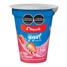 Bebida láctea ALQUERÍA fresa x150 g