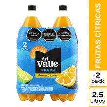 Refresco DEL VALLE citrus 2 unds x2500 ml c/u