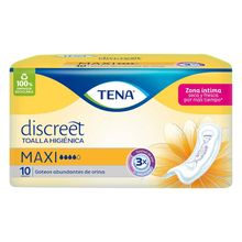Toallas higiénicas TENA maxi x10 unds