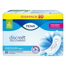 Toallas higiénicas TENA medium x30 unds