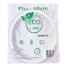 Plato STAR pando 20 cm x20 unds