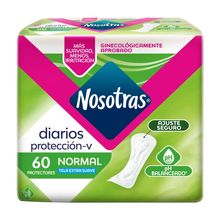 Protectores NOSOTRAS diarios normal x60 unds