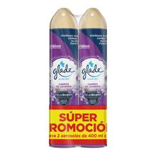Ambientador GLADE aerosol precio especial 2 unds x400 ml c/u