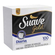 Servilletas SUAVE GOLD paquete x100 unds