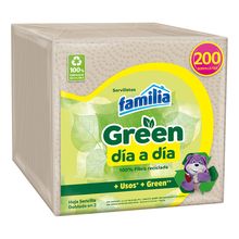 Servilletas FAMILIA Green día a día x200 unds