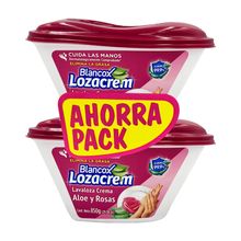 Lavaplatos BLANCOX lozacrem aloe 2 unds x850 g c/u