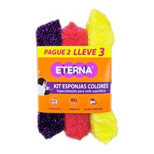 Kit ETERNA esponja color 3 unds