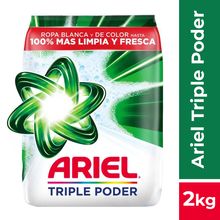 Detergente ARIEL regular x2000 g