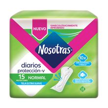 Protectores NOSOTRAS diarios x15 unds