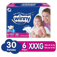 Pañal WINNY ultratrim gold etapa 6 x30 unds