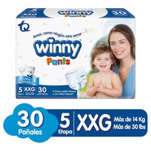 Pañal pants WINNY etapa 5 xxg x30 unds
