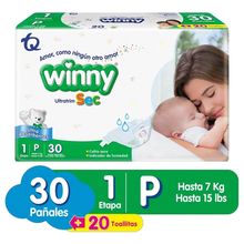 Pañal WINNY ultratrim sec etapa 1 x30 unds