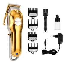 Maquina Cortadora De Cabello Kemei Km-1987 Color Dorado