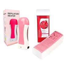 Combo Depilador De Cera Rollon Con Lienzo