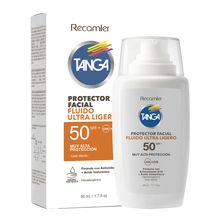 Protector solar TANGA facial tex ligera SPF50 x50 ml