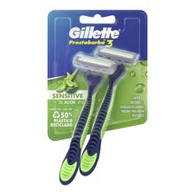 Máquina para afeitar GILLETTE prestobarba 3 sensecare x2 unds