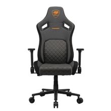 Silla Profesional Cougar Defensor Gris F Apoyabrazos plegable 4D Tela