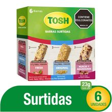 Barra cereal TOSH surtida 6 unds x23 g c/u