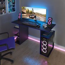 Escritorio Gamer Osaka Negro/Azul