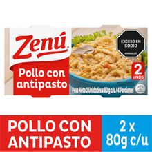 Pollo ZENÚ con antipasto 2 unds x80 g
