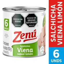 Salchicha viena ZENÚ limón x80 g