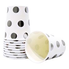 Vaso MOMENTY polka plata x10 unds JARH0160