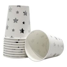 Vaso MOMENTY estrella plata x10 unds JARH0152