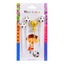 Velas MOMENTY decorativas campeones fútbol JARH3040
