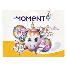 Globos MOMENTY unicornio x5 unds JARH3075