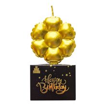 Velas MOMENTY decorativas Flor dorada JARH3099-DO