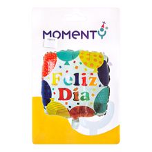 Globos MOMENTY 18" feliz día cuadrado JARH2181-C