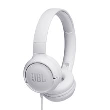 Audífonos de Diadema JBL Alámbricos On Ear T500 Blanco