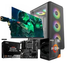 Equipo Master FEB55W56GM116G : Ryzen 5 5600G + 16GB + SSD 1 Tera + F.600W + Monitor