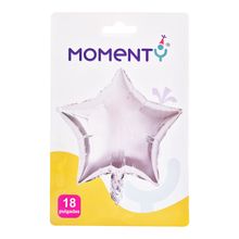 Globos MOMENTY 18" estrella plata JARH3265-PL