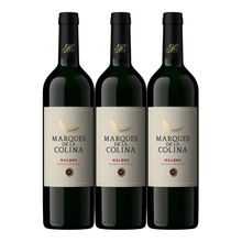 Vino MARQUES DE LA COLINA Malbec 2x3 x750 ml