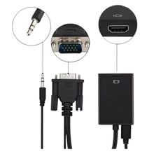 Convertidor Señal HDMI A VGA Facil Y Rapido Con USB