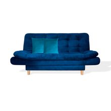 Sofa Cama Meier 120x175 Azul Petroleo
