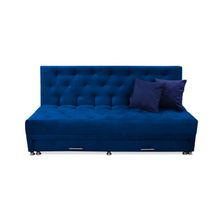 Sofa Cama Rossier Nido Tarima 190x94x80 cm Azul Petroleo