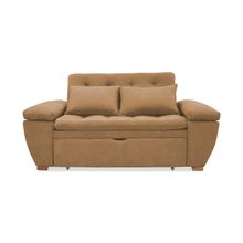 Sofa Cama Multifuncional Magnin 180x95x80 cm  Camel + Cojines