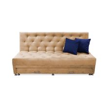 Sofa Cama Rossier Nido Tarima  180x94x80 cm Camel + Cojines