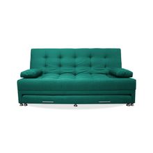 Sofa Cama Portmann Nido Tarima 190x95 cm Verde + Cojines