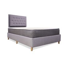 Combo Base Cama y Colchón Tanner 140 Doble mas espaldar