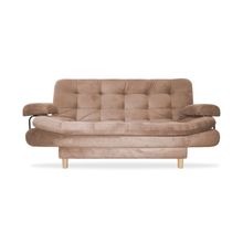 Sofa Cama Keller 3 Puestos con Brazos Camel