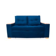 Sofacama Weber 180x120 Azul Petroleo